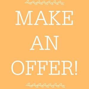 Make me an offer 🌸🌸